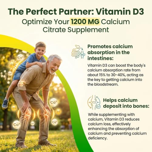 Aanuan Calcium Citrate Gummies with Vitamin D3
