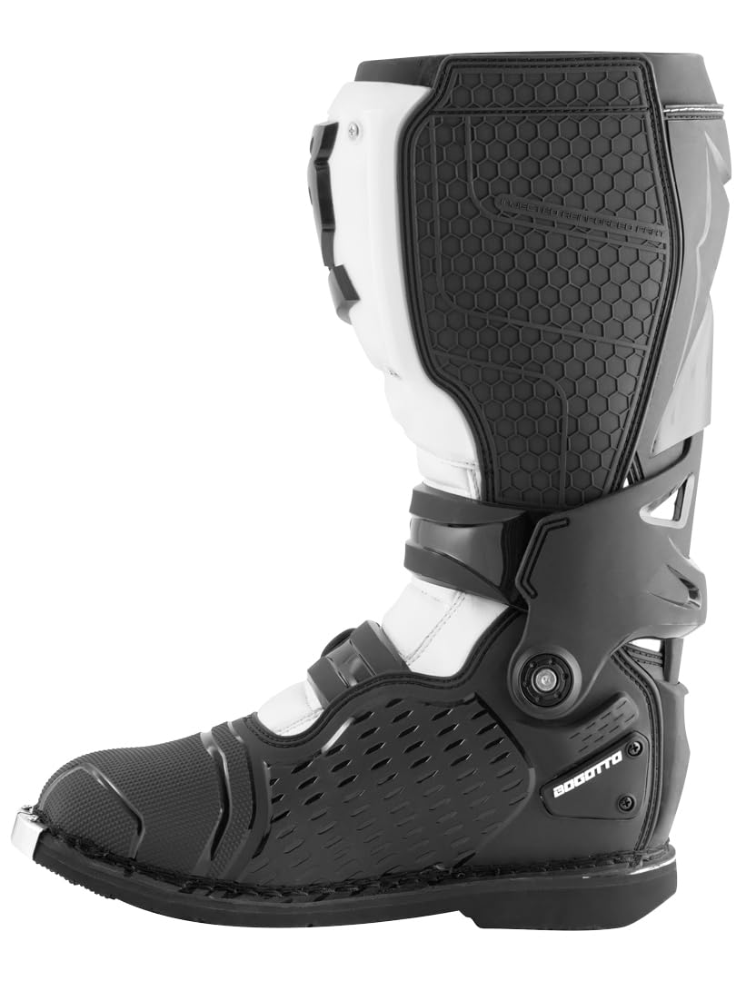 Bogotto MX-7 S Stivali motocross, nero/bianco, 43