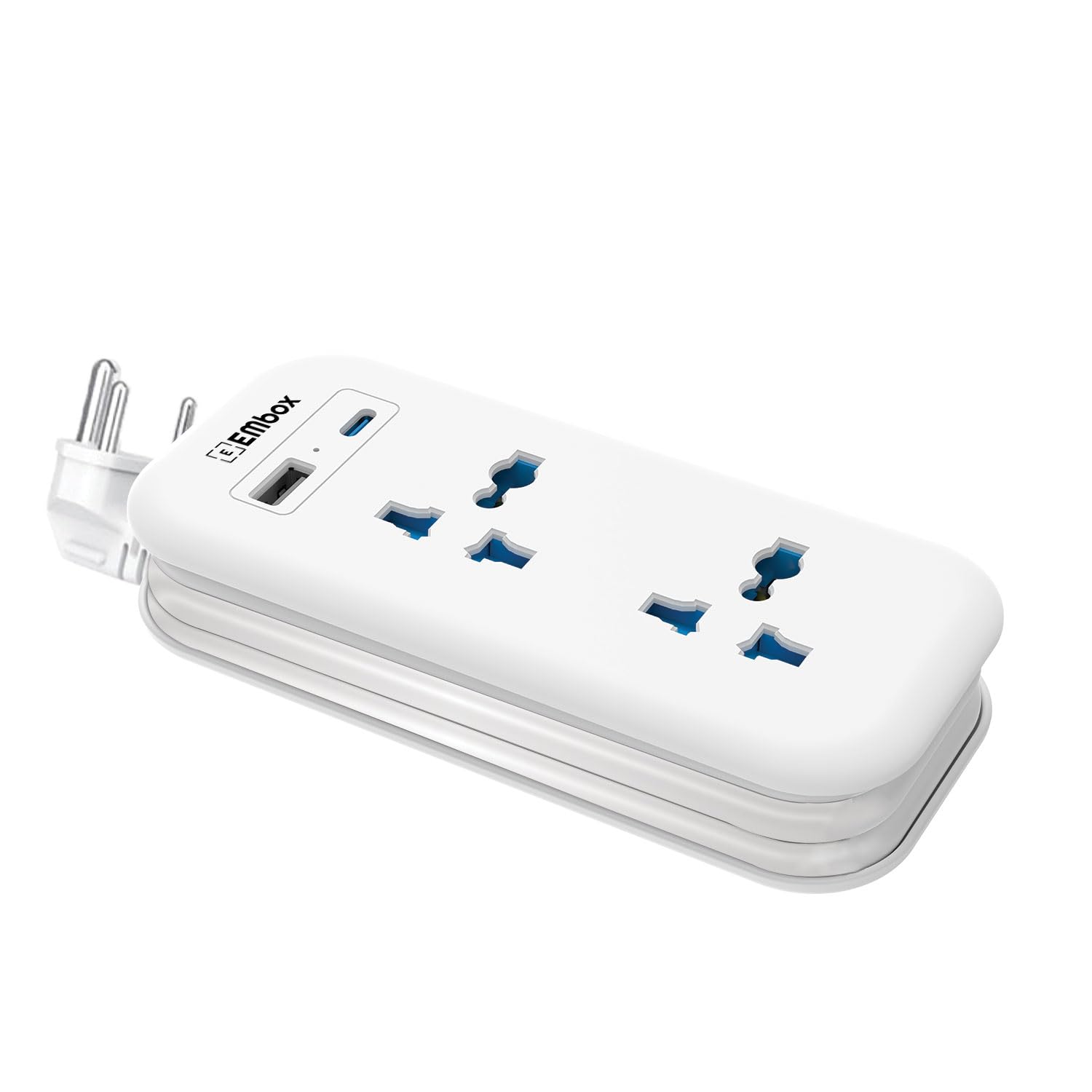 See full amazon price history chart for EMBOX Extension Board with USB C and USB A Ports with Universal Sockets and Indicator-Compact Extension Cord Multi Plug Socket with Safety Shutter-2500W (Mini-1 Mtr Cable) EMBOX Extension Board with USB C and USB A Ports with Universal Sockets and Indicator-Compact Extension Cord Multi Plug Socket with Safety Shutter-2500W (Mini-1 Mtr Cable) (B0DHRR7R95) Amazon Price History, Amazon Price Tracker