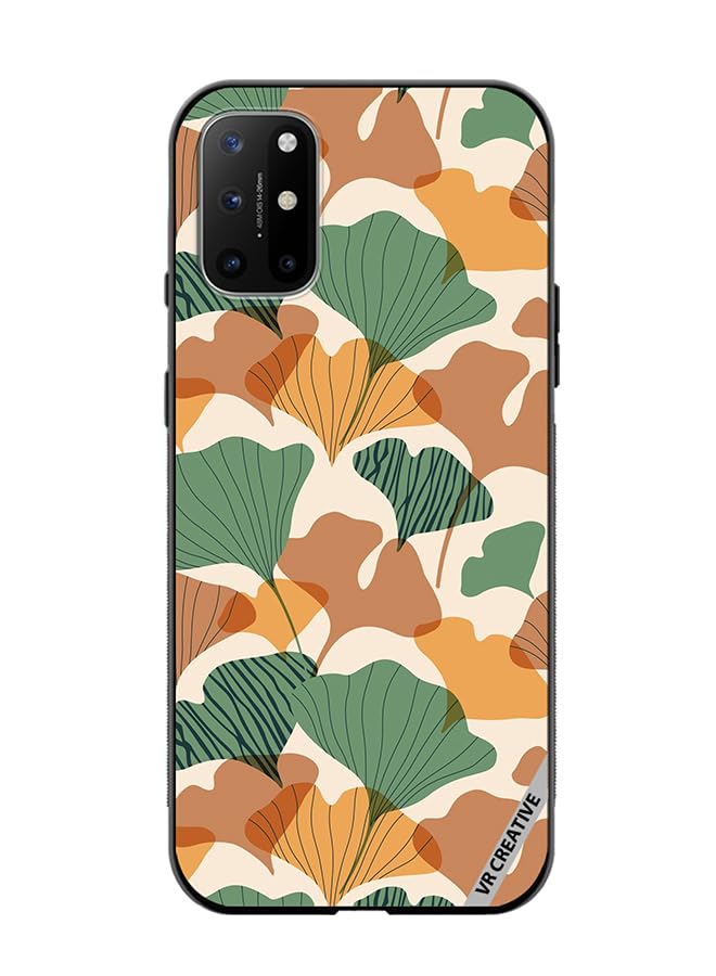 VR Creative Protective Case Cover For Oneplus 8T Autumn Gingko Leaves Silhouettes Design Multicolour NR379966