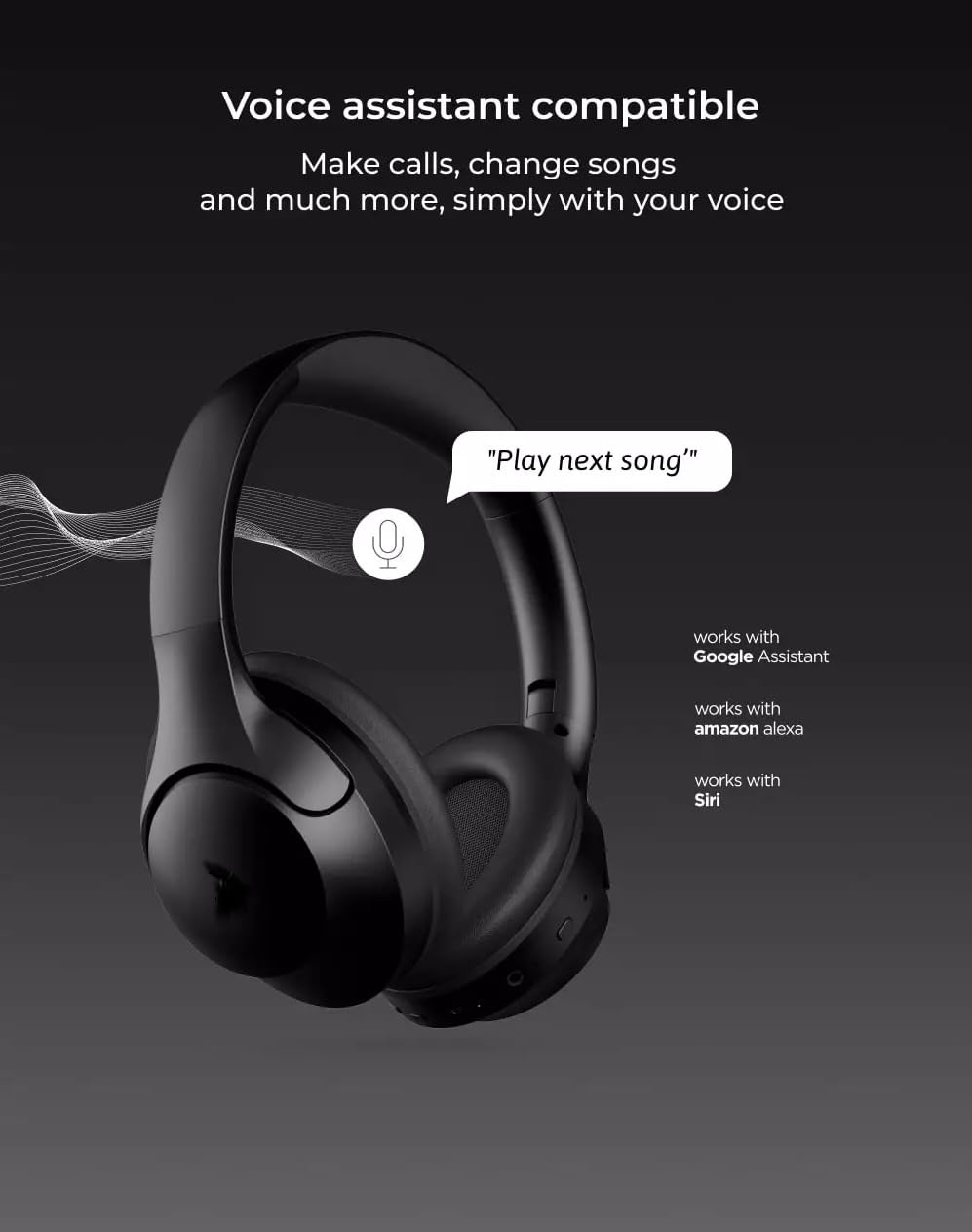 Lifestyle Pro bezprzewodowy zestaw słuchawkowy Bluetooth nauszne słuchawki z aktywną redukcją szumów z połączeniem wielopunktowym – maksymalnie 2 urządzenia