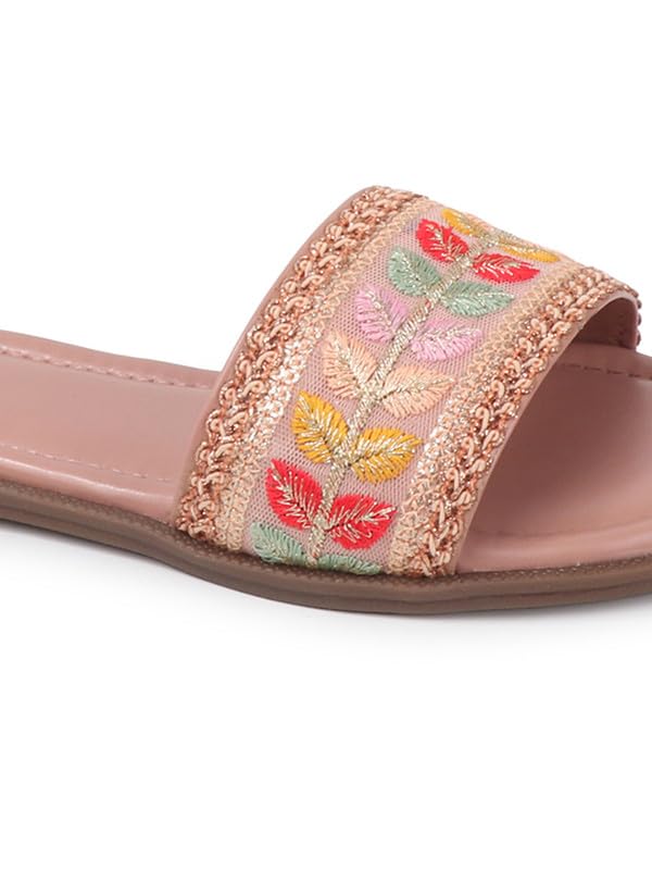Image of Sukun DV 9004 Women's Lightweight Cushioned Flat Sandals Stylish Adjustable & Slip-Resistant Comfort for Girls & Ladies