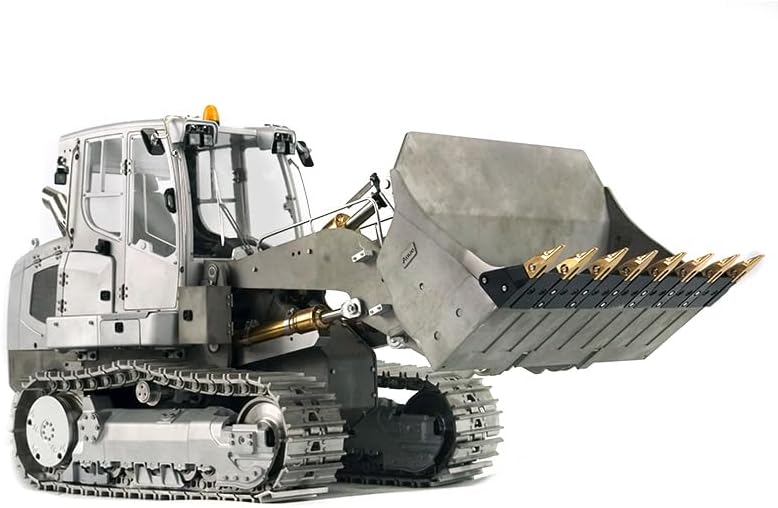 LESU 1/14 636 Metal Hydraulic Tracked RC Loader 2CH Reversing Valve Lights Sound System Construction Vehicle Hobby Grade Model