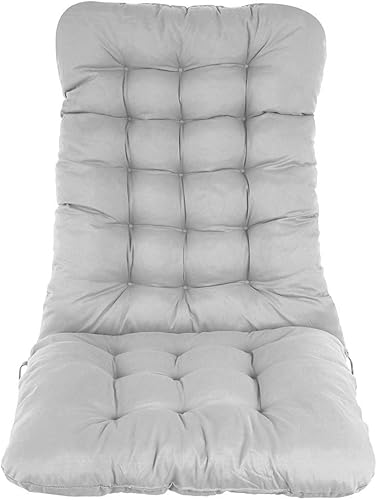Miniatura 2 de Scorpiuse Cojín para silla de respaldo alto para silla de patio y exterior, cojín de mimbre para sofá biplaza, cojín suave acolchado para silla de