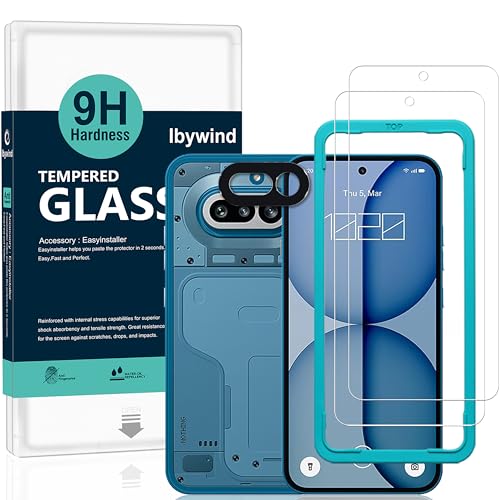IBWind Screen Protector with Camera Lens Protector (2+1 Pack)