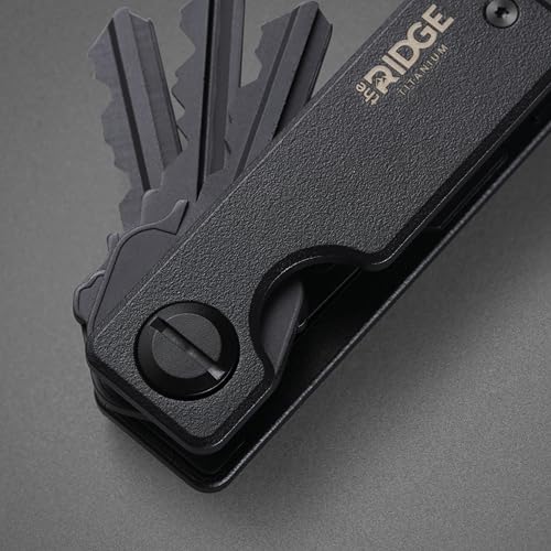 Image of Ridge KeyCase - Matte Black Titanium