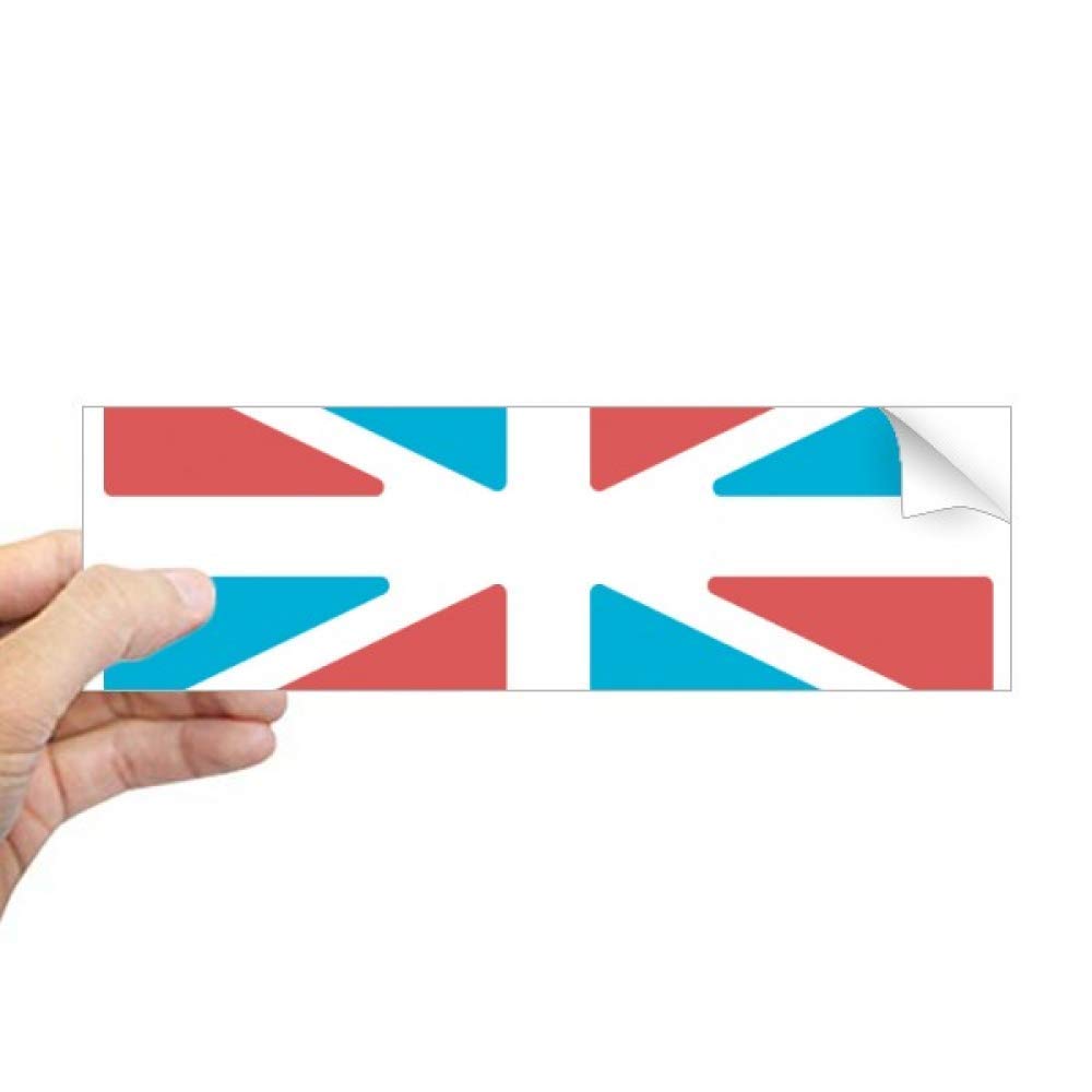 Autocollant pour fenêtre motif drapeau du Royaume-Uni rétro adhésif