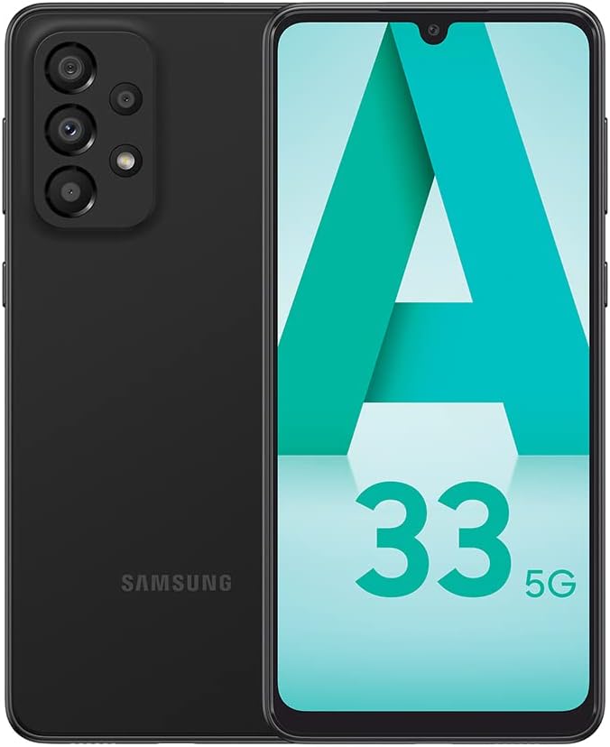 Samsung A336B/DSN Galaxy A33 5G, Dual, 128GB 6GB RAM, Awesome Black Samsung A336B/DSN Galaxy A33 5G, Dual, 128GB 6GB RAM, Awesome Black
