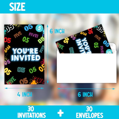 Invitation 5e anniversaire garçon : solution rapide pour écrire les invitations sans rature - 2