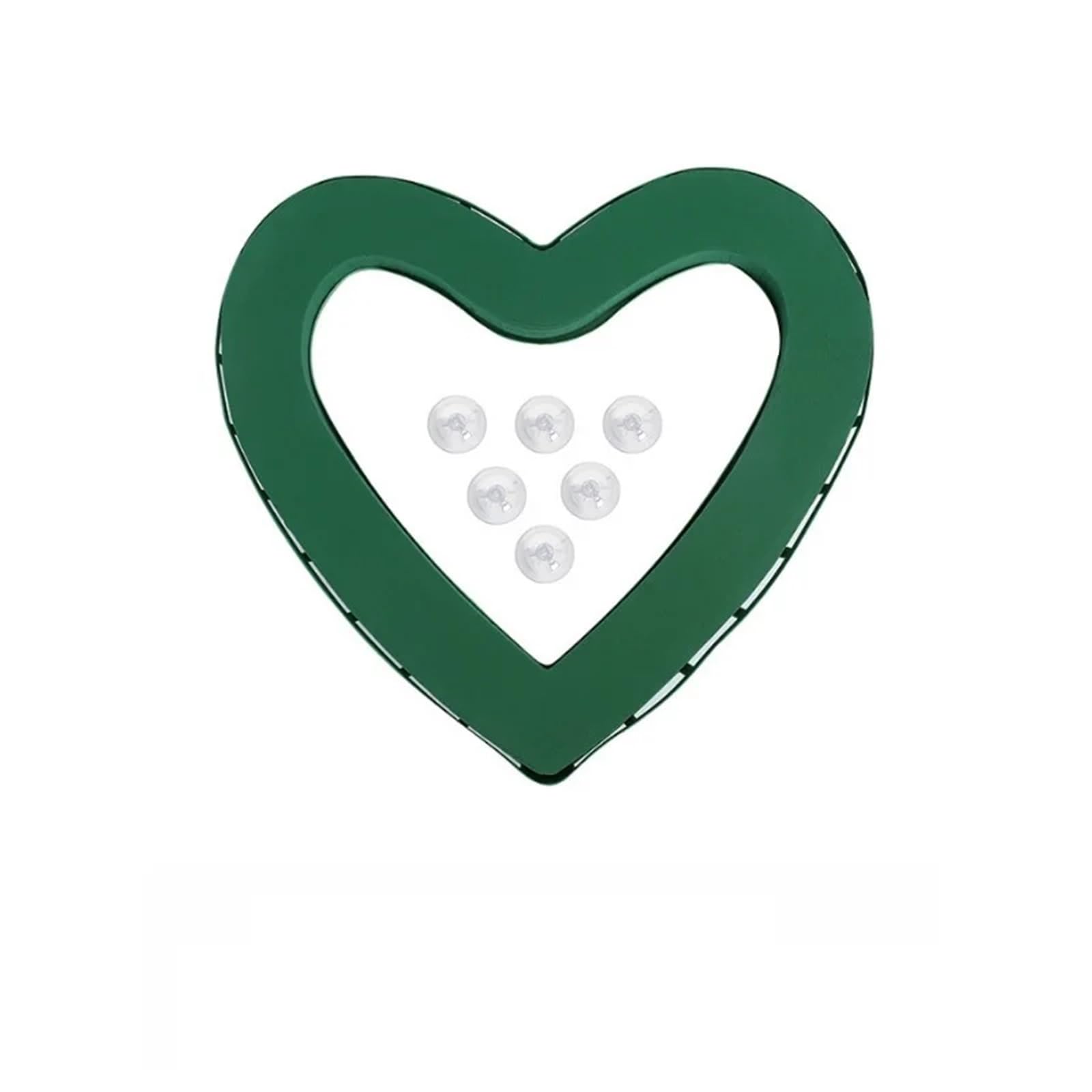 WWYYZAYC Single Heart Artificial Plastic Frame Sucker With Flower Foam Mud For Wedding Party Floral Arrangement Car Decoration