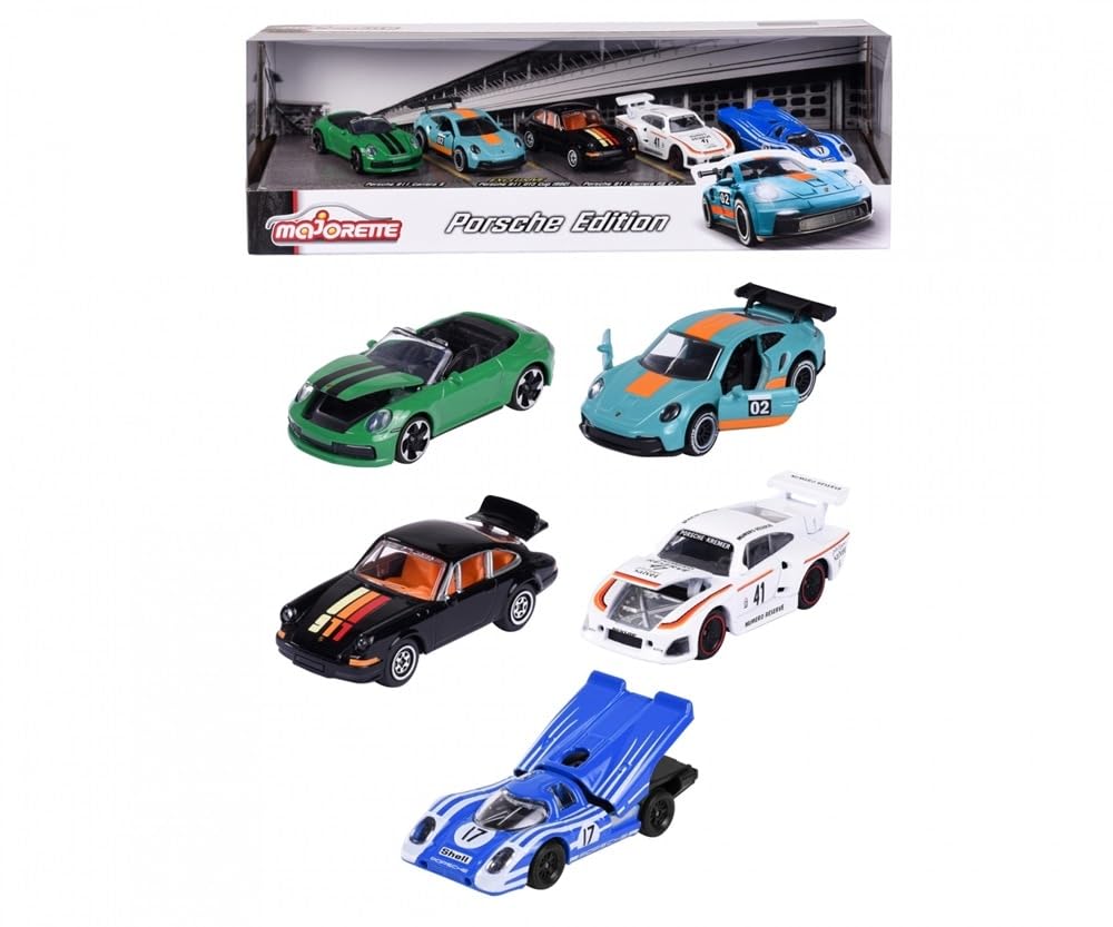Amazon | マジョレット 1/64 ポルシェ ミニカー ギフトパック アソート