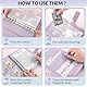 Savins 100 Budgeting Planner & Savings Challenges Budget Book, Envelope Challenge Binder to Save $5.050, Savins Binder with Cash Pockets