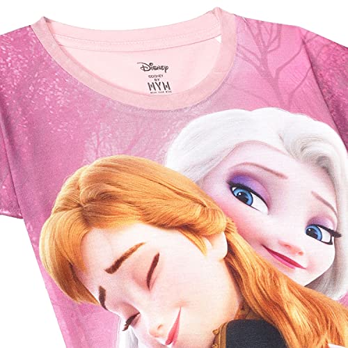 Image of Frozen by Wear Your Mind Women's Cotton Short Knee Length Night Dress