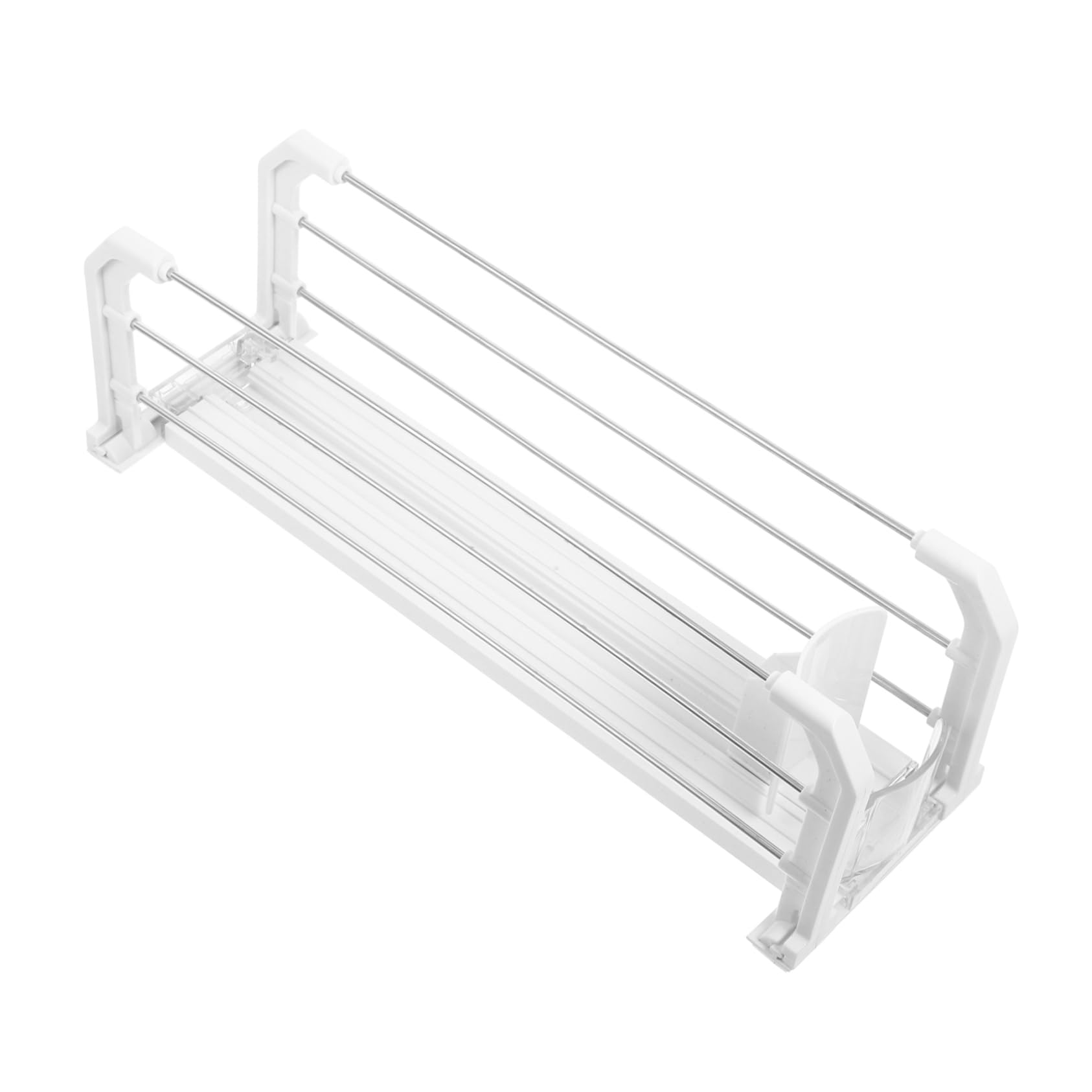 OKUMEYR Slide Design Beverage Pusher Tray 2 Sets Drink Pusher Fridge Soda Organizer Easy Access Drink Dispenser Pull Out Holder