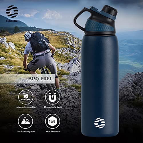 Fjbottle Botella Agua Acero Inoxidable 1L Térmica con Tapa Magnética - Imagen 6