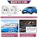Sholer Car Sun Shade for Windshield with Cute Love at First Sight Design, Foldable Auto Window Sunshade,Blocks UV Ray to Keep Your Vehicle Cool,Easy to Install(Standard Size 59 x 32 inches)
