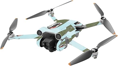 MightySkins - Piel brillante con purpurina compatible con DJI Mini 3 Pro - Bombs Away | Acabado protector y duradero con purpurina de alto brillo |