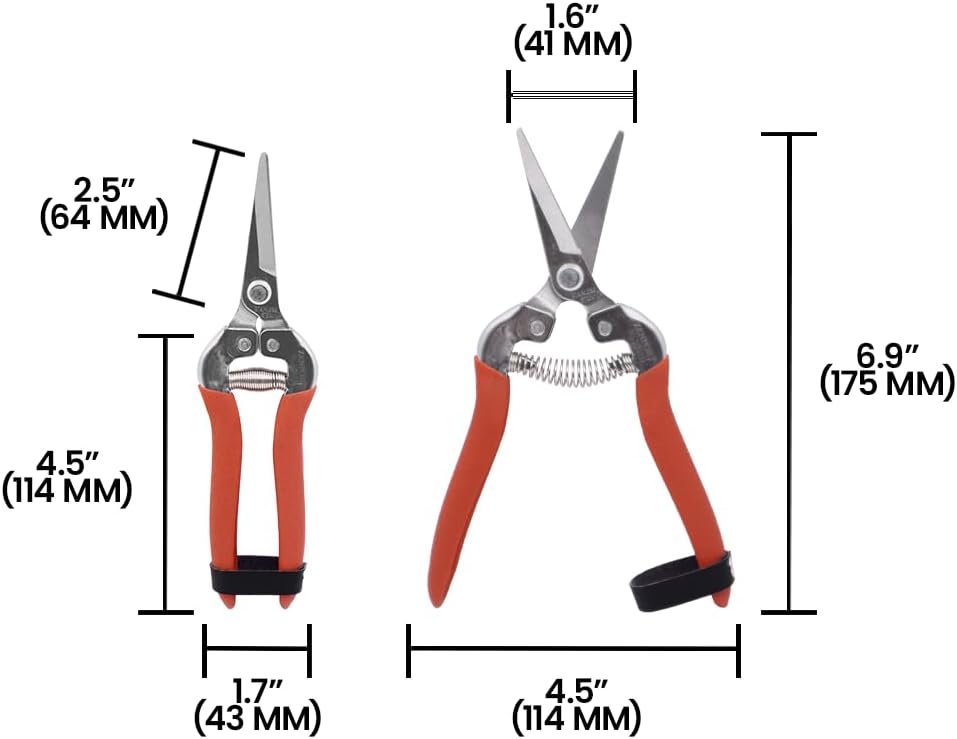 Zenport H300SC-12PK Harvest Shear, 12, Red