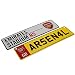 Official Arsenal FC 2 Pack of Window Signs