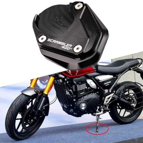 FOR �X�N�����u���[400X Scrambler 400 x scrambler 400x �X�s�[�h400 SPEED 400 speed 400 2024 2025 2026 �I�[�g�o�C�pCNC�A���~�����T�C�h�X�^���h�p�b�h�g������~�߃p�b�h �T�C�h�X