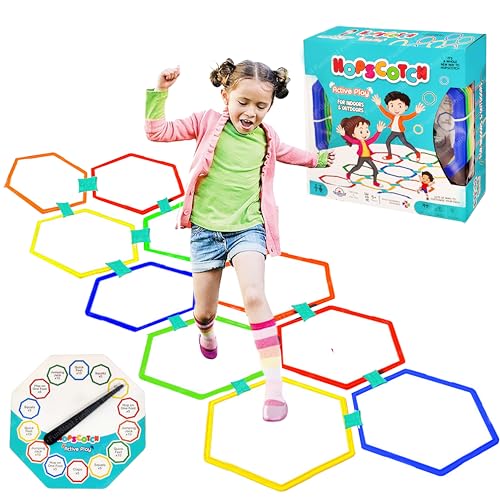 FunBlast Hopscotch Games for Girls, Active Indoor Rings Game for ...