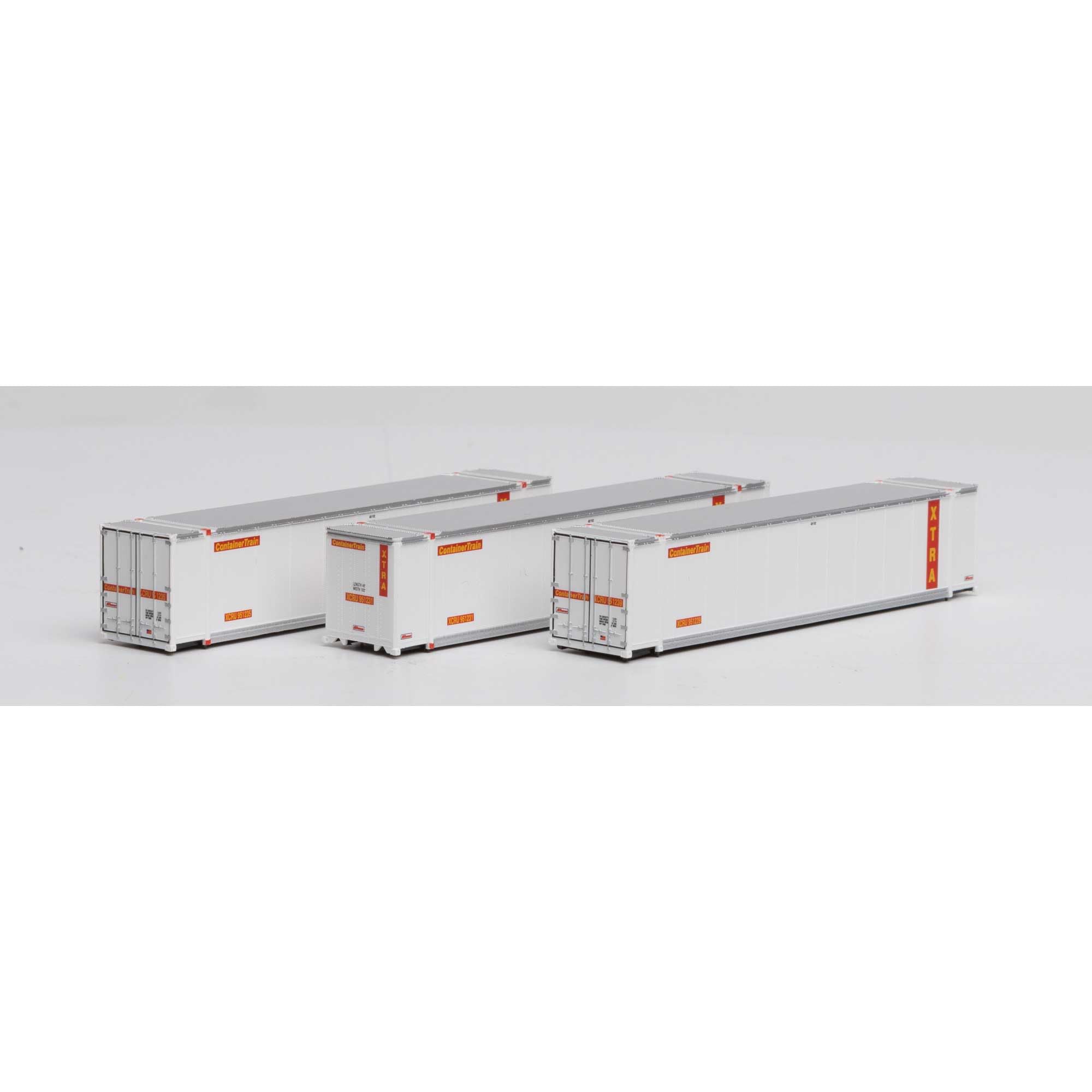 Athearn N 48' Container Xtra #2 3 ATH17305 N Vehicles