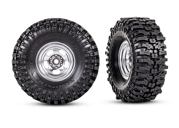 Traxxas 9872-2.4x1.0 Tires & 1.0