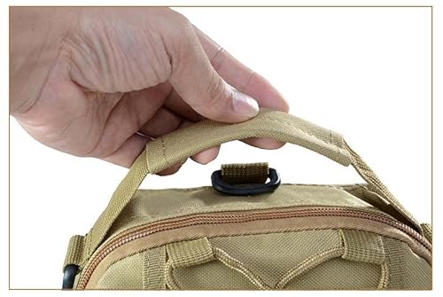 Bolsa Mensageiro de Ombro Masculina Bolsa Tática Militar Esportes Ao Ar Livre Executiva Multifuncion