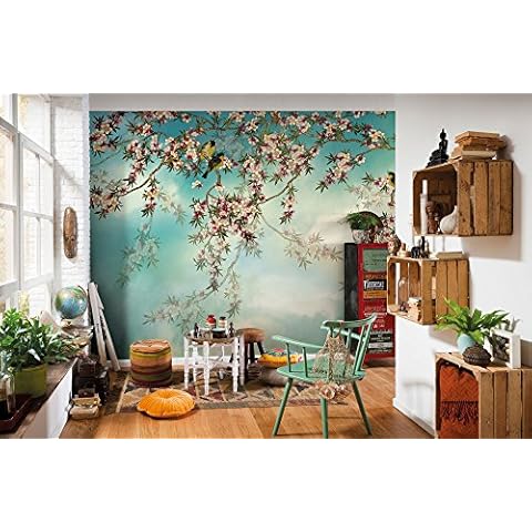 Komar 8-213 Sakura Wall Mural, Blue Cover