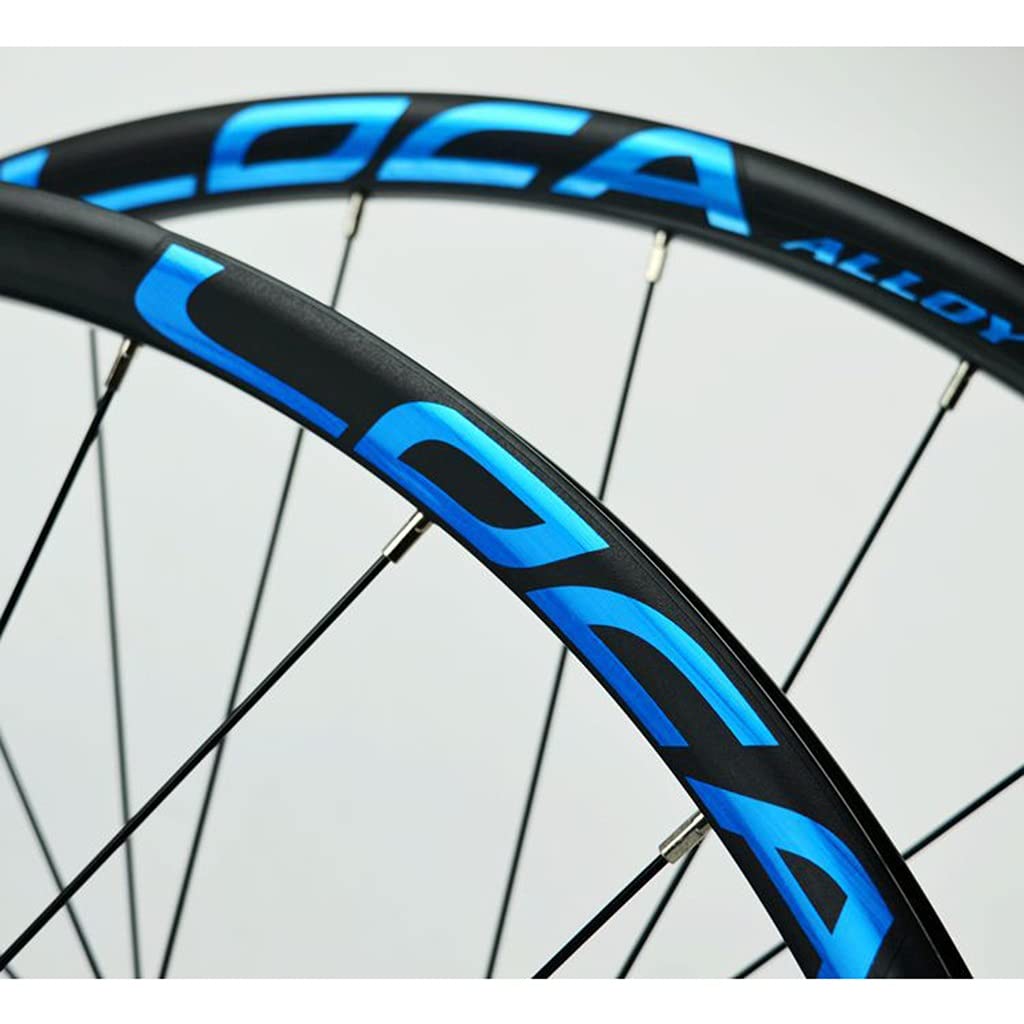 TUJISEK MTB Ruote 26/27.5/29 Pollici Mountain Bike Set di Ruote Rilascio Rapido Freno A Disco Sei Artigli 7 8 9 10 11 12 velocità Cassetta Ruota Libera 24 Fori(27.5in)