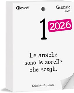 Calendario delle amiche 2026