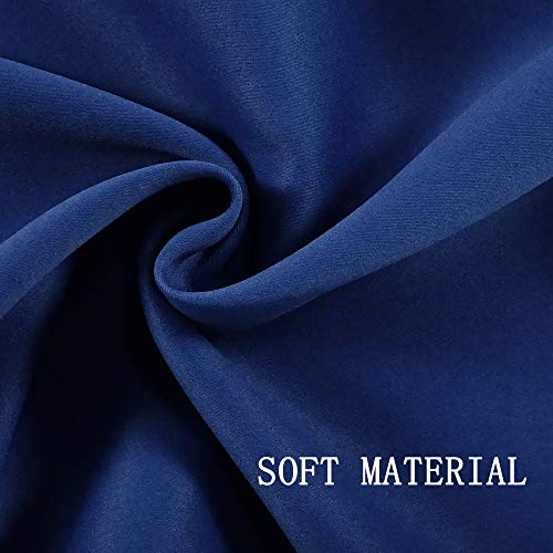 image for DECOVSUN Solid Grommet Top Valance for Kitchen Blackout Curtain Valanc