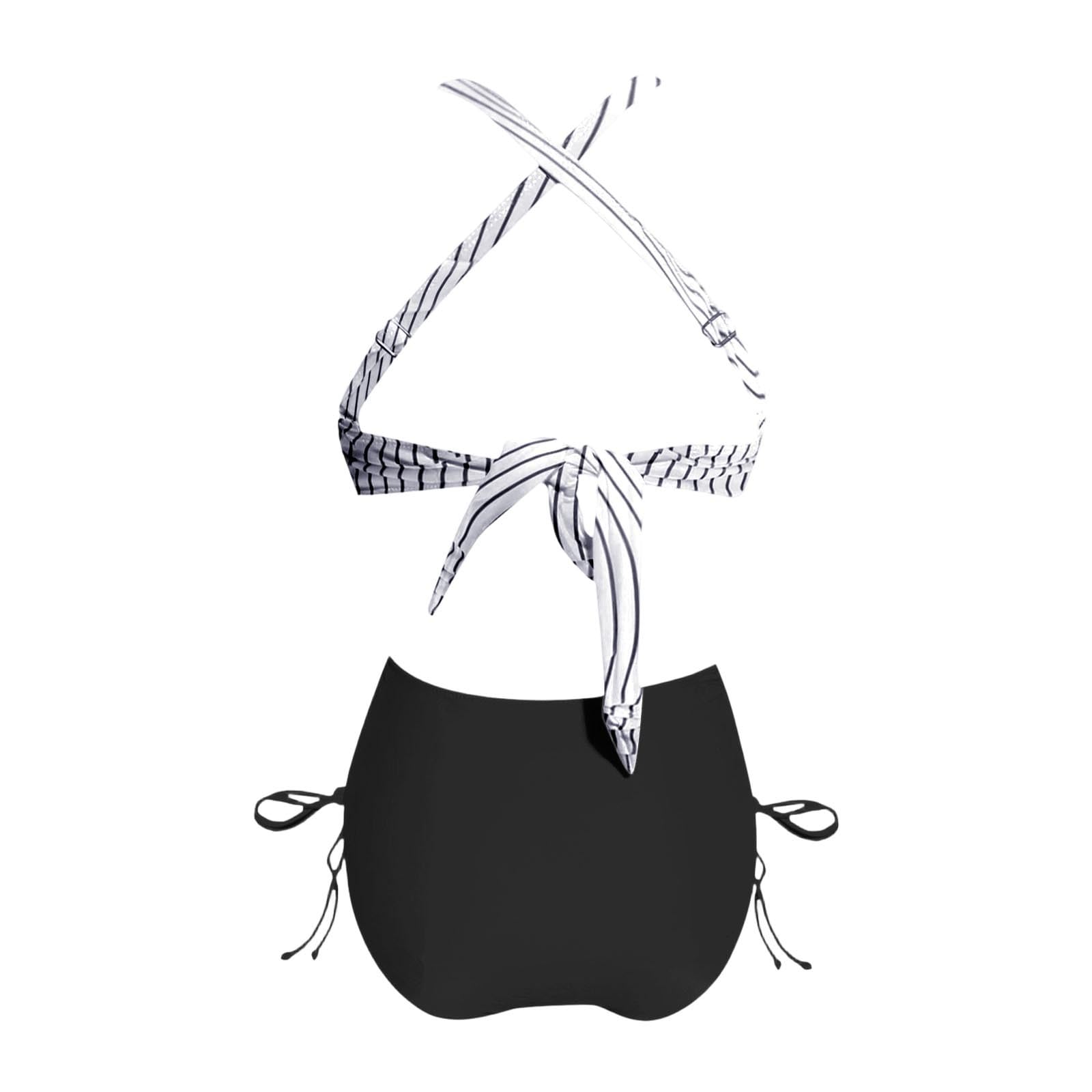 Maillot de Bain Femme 2 Pièces, Sexy Imprimé à Pois Maillots de Bain, Taille Haute Ventre Plat Grande Taille Beach Swimsuit, Sexy Contrôle du Ventre Swimwear Plage Été