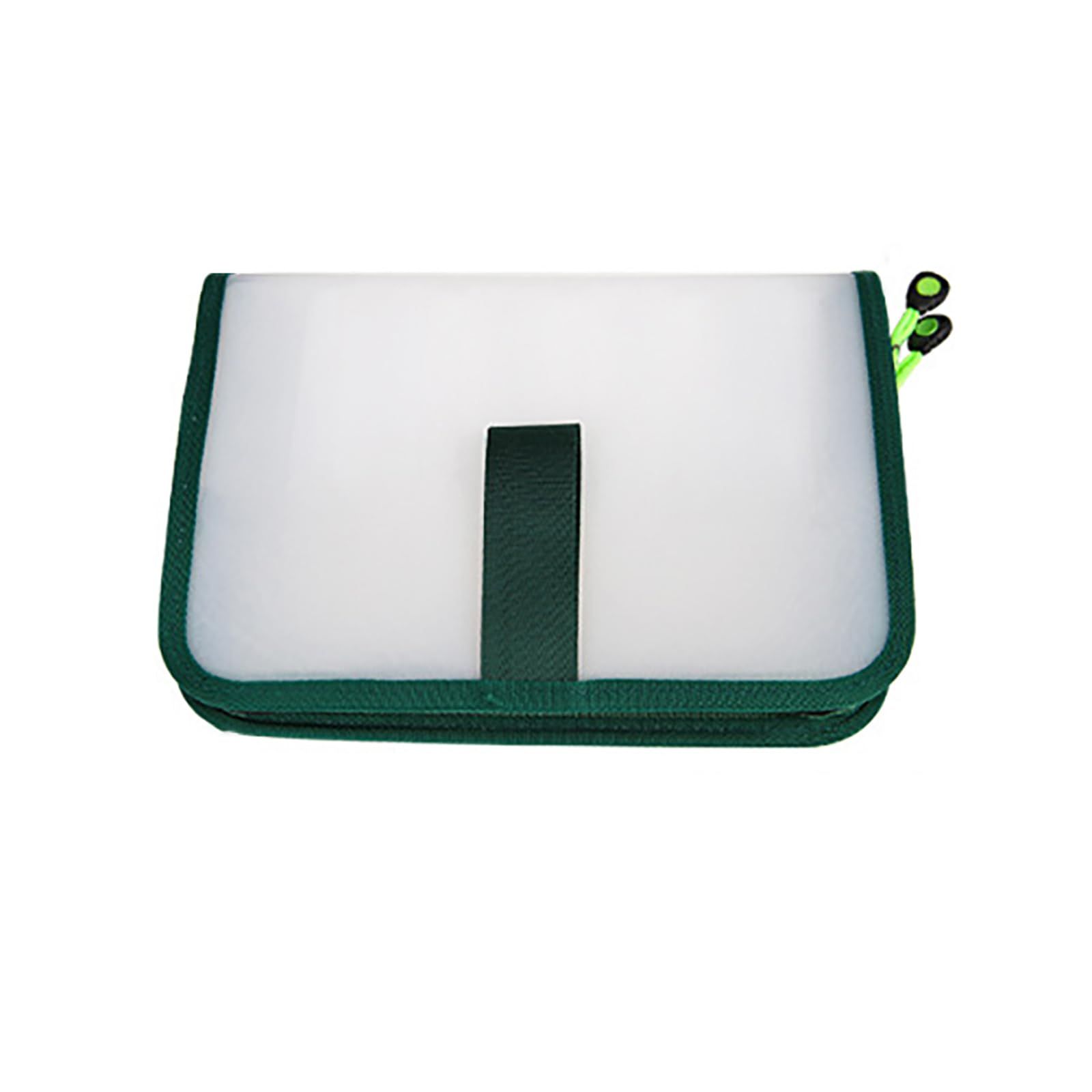 ljhnba Fishing Lures Storing Bag with Two Way Zippers Fish Lures Storage Case Clear Visual Squid Jigs Lures Hook Storage Case