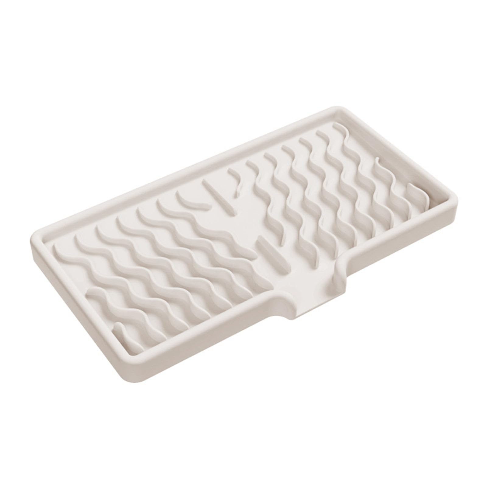 TFAOYS Simple Soap Tray Holder for Bathroom and Kitchen Sink Case Innovative Draining Simple Tray