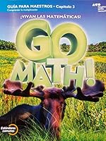 Vivan Las Matematicas! Go Math! Teacher Edition Chapter 3 0544678672 Book Cover