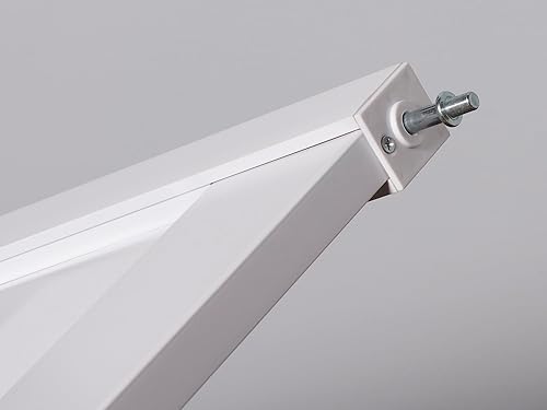 Miniatura 7 de LTL Home Products SEAPP24 Seabrooke - Puerta plegable interior con panel elevado de PVC, 80 pulgadas x 24 pulgadas, color blanco