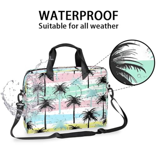 Maletín para laptop con diseño tropical 15.6 pulg miniatura 3