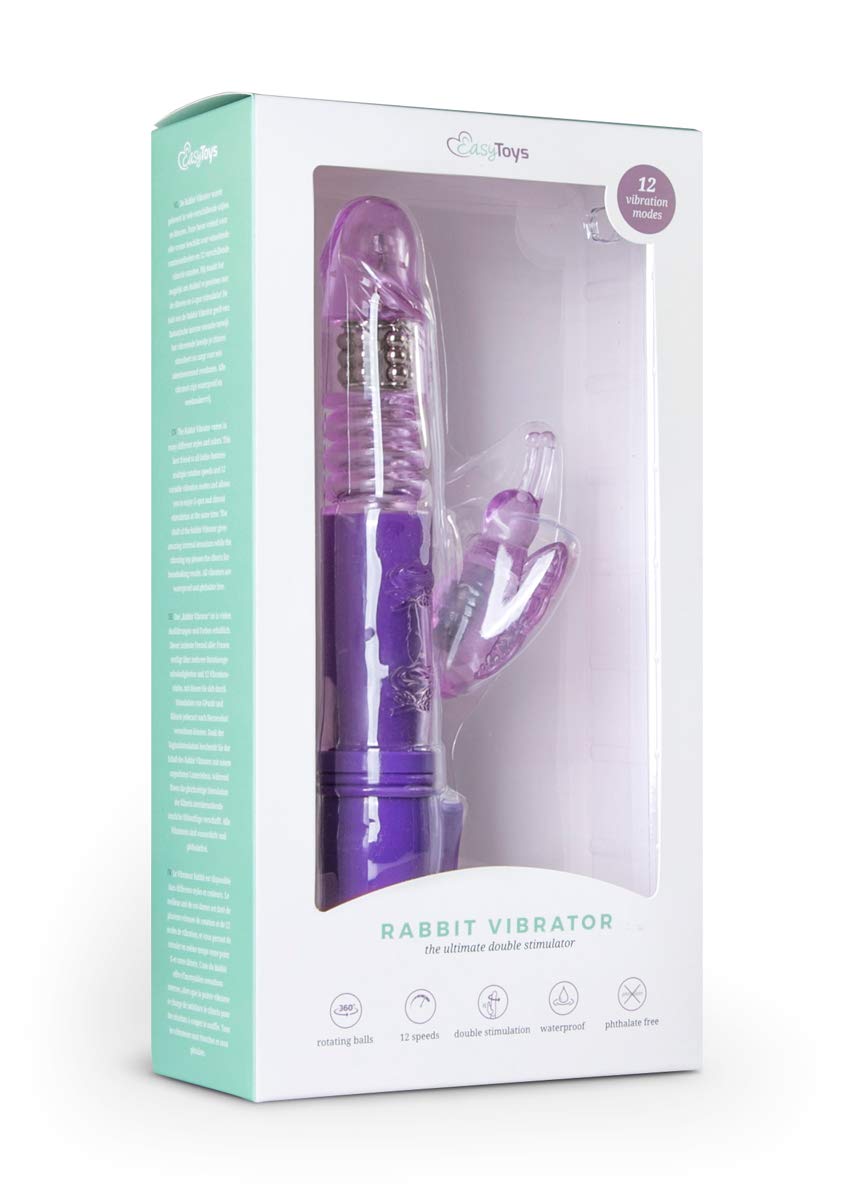 Teazers Vibrador de mariposa que golpea - Púrpura - Vibrador Sexual mujer - Masajeador vibrador
