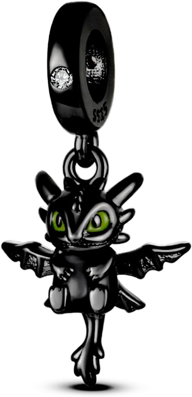 2022 Spring 925 Sterling Silver Cute Animal Collection Butterfly Dragonfly Silver Charm Beads Pendant Bracelets Jewelry For Woman Enamel Processed