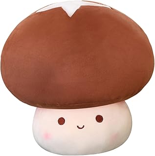 Gadpiparty Almofadas De Comida De Pelúcia Cogumelo Presente De Comida Bichos De Pelúcia Boneca De Pelúcia De Cogumelo Boneca De Pelúcia Cogumelo Travesseiro De Cama De Pelúcia Recheado De