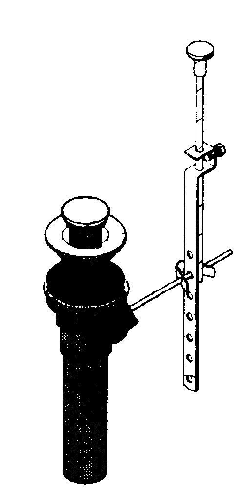 Two Handle Chrome Lavatory Faucet Plastic Non-Metalic With Pop Up Drain for all Recreational Vehicles, Travel Trailers, Motorhomes, and 5th Wheels - By PlumbUSA