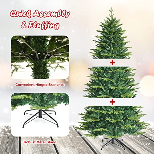 Goflame 23484USCM-GL 7Ft Pre-Lit Artificial Christmas Tree W/ 2324 Mixed Branch Tips & 540 Color Changing Led Lights thumb #5