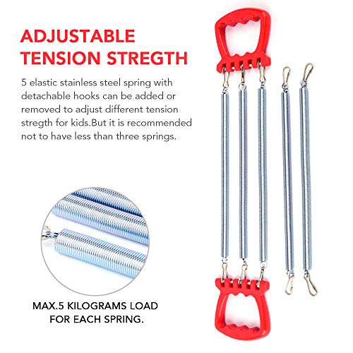 Expansor, Andoer Chilren Spring Chest Developer Expander Kids Tension Puller Fitness Muscles Exercíc