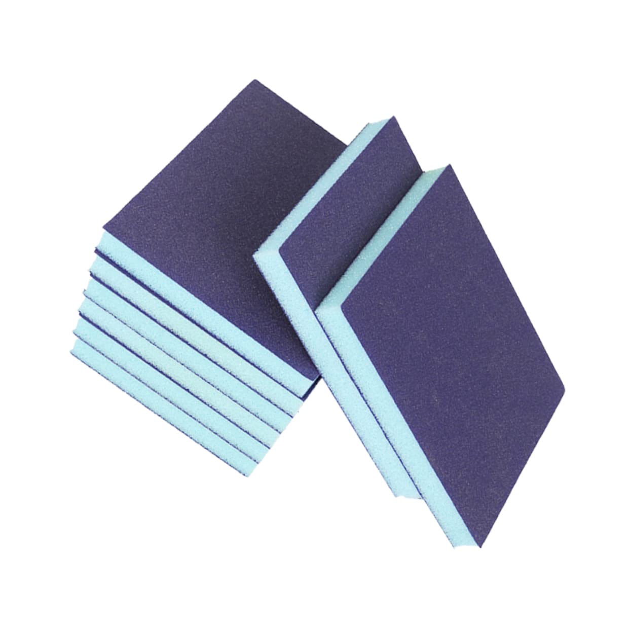 Hemobllo 16 Piezas Bloque De Molienda Doble Cara Bloque De Abrasión Esponja De Molienda Esponjas Azules Bloques De Molienda Bloques De Lijado Esponja Abrasiva Bloque De Esponja