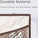 STORAGE MANIAC 2-Pack Hanging Garment Bag, Long Garment Cover for Closet, Clear Garment Bags for Storage, Large Garment Storage Bag for Dresses, Suits, Zipper Cover with Sealed Clear Window, Beige