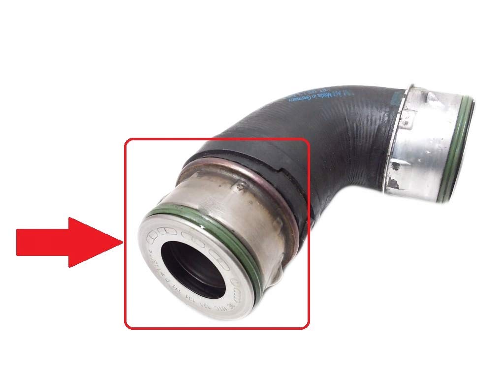 Compatibile con tubo di ricambio per Tubo Turbo Intercooler Audi A3 Seat Altea Leon Toledo Skoda Octavia II VW Golf V Jetta Passat B6 Touran 2.0 TDI 1K0145790C 1T0145790D