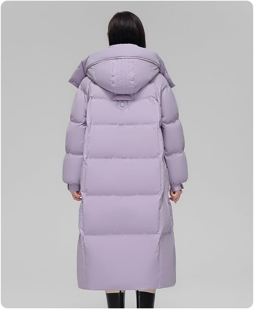 Women's Down Jacket 90 White Duck Long Winter Korean Version Hooded