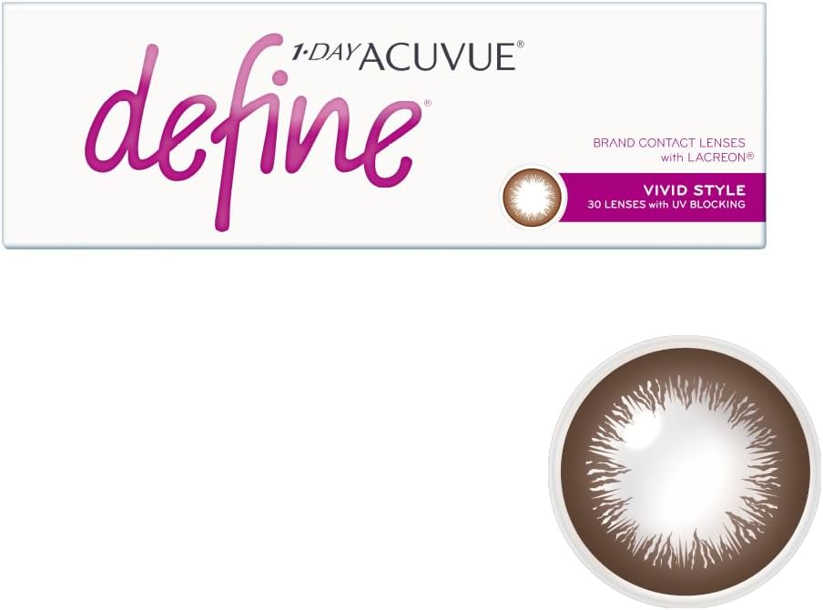 Acuvue 1 Day Define Vivid Style Contact Lens -1.5 Diopters, 14.2 Mm, (Pack of 30)