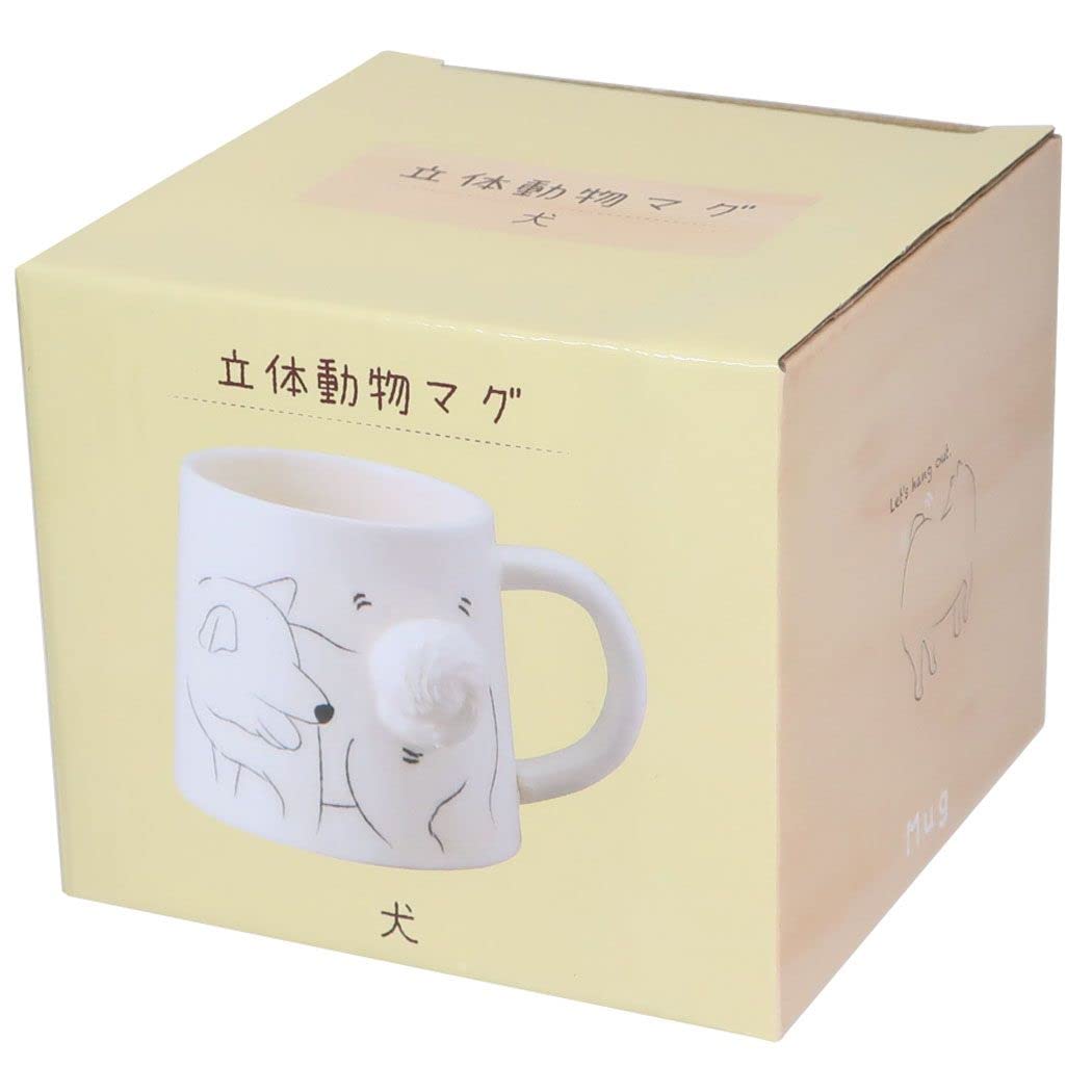 Amazon.co.jp: サンアート 立体動物 マグカップ 犬 SAN3155-1 350ml